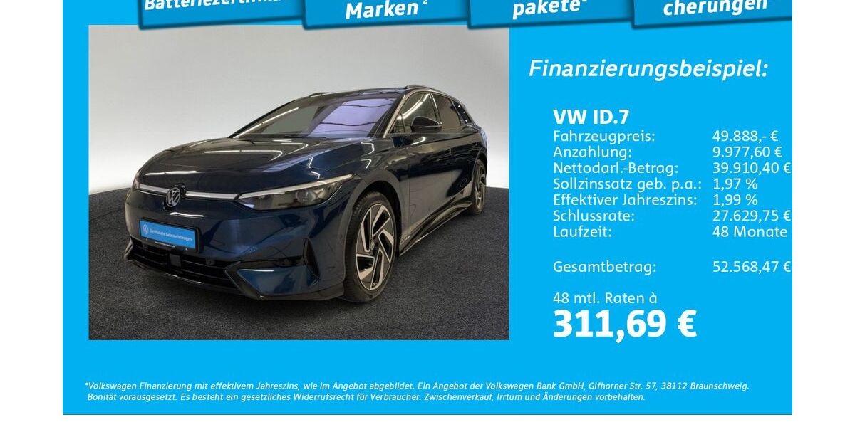 VW ID.7 16.789 km 49.888 &euro; Hamburg 22761