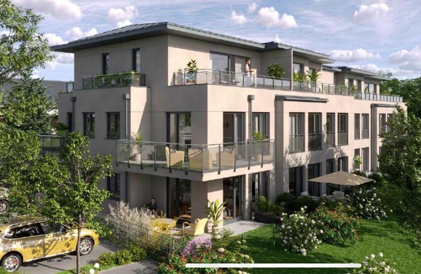 NeubauWohnung mit Terrasse und Garten