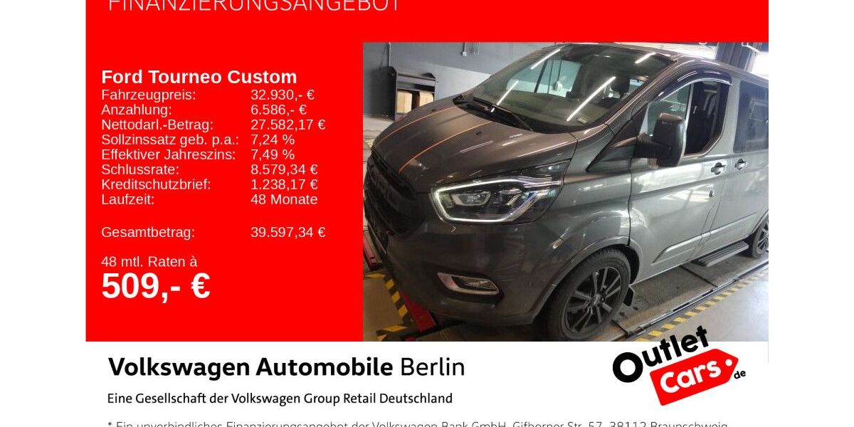 Ford Tourneo Custom 79.720 km 32.930 &euro; Berlin 13089