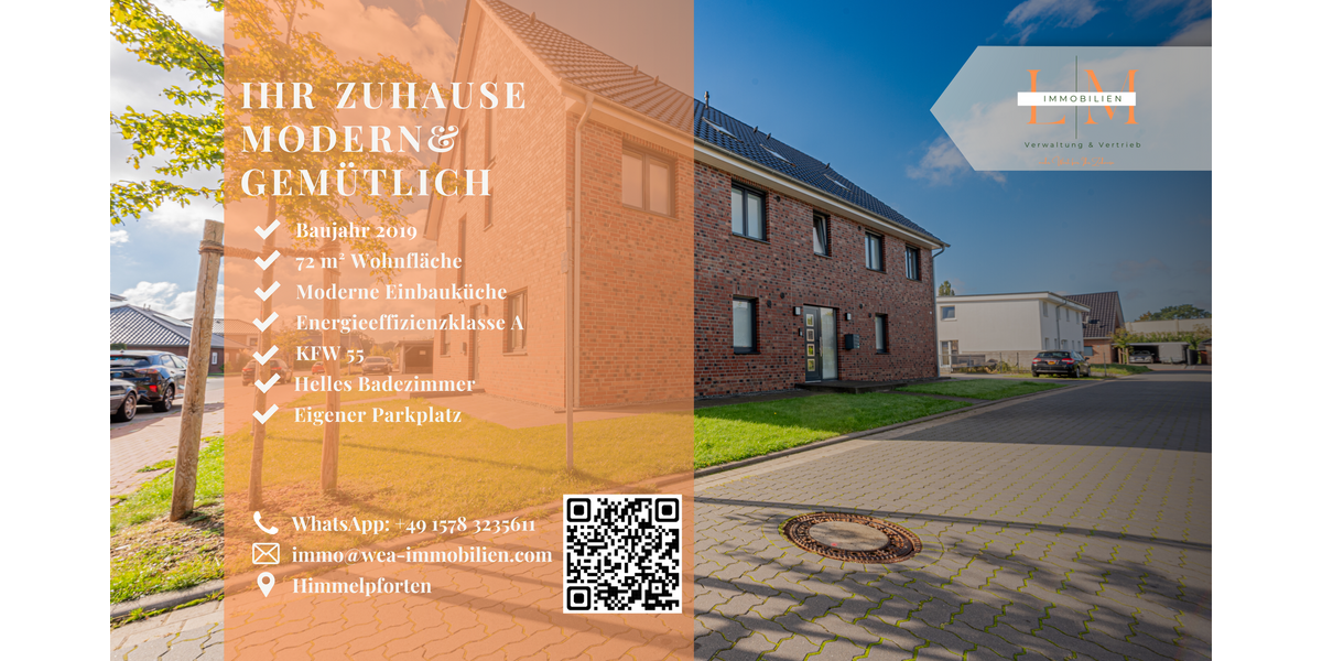 Etagenwohnung Himmelpforten - 3 Zimmer, 72 m&sup2;, 219.000&euro; | Angebot:25283067