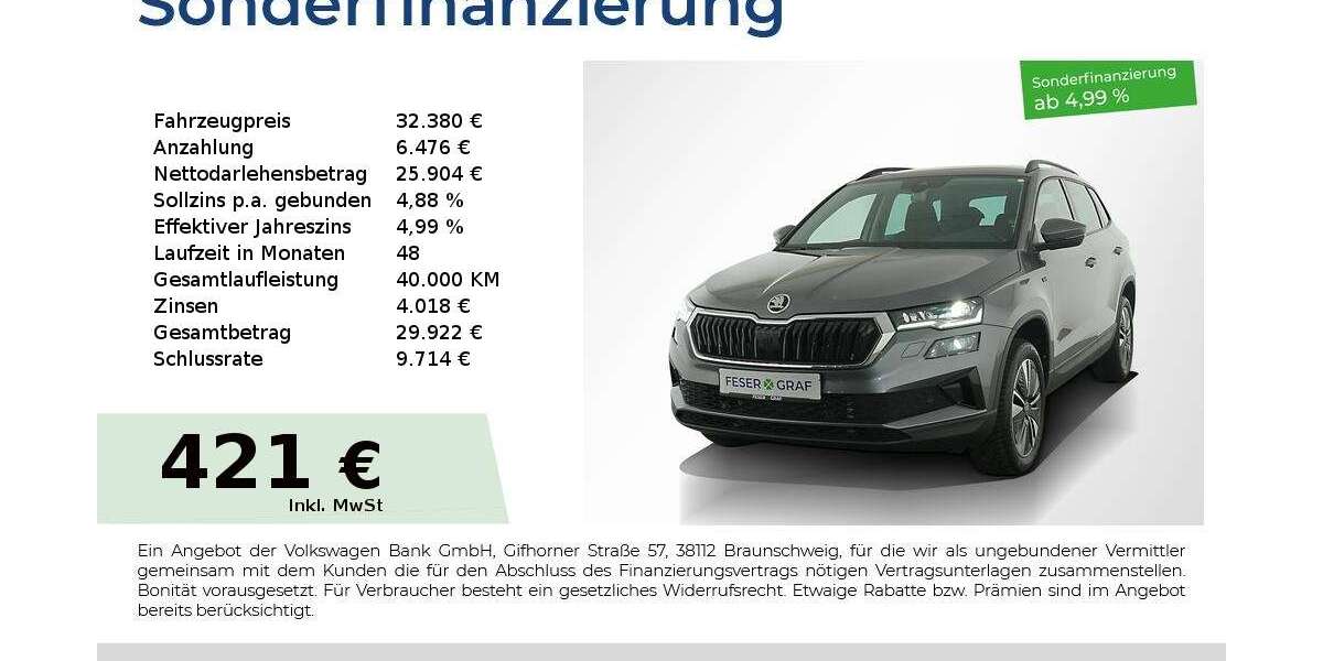 Skoda Karoq 27.450 km 31.880 &euro; Nürnberg 90441