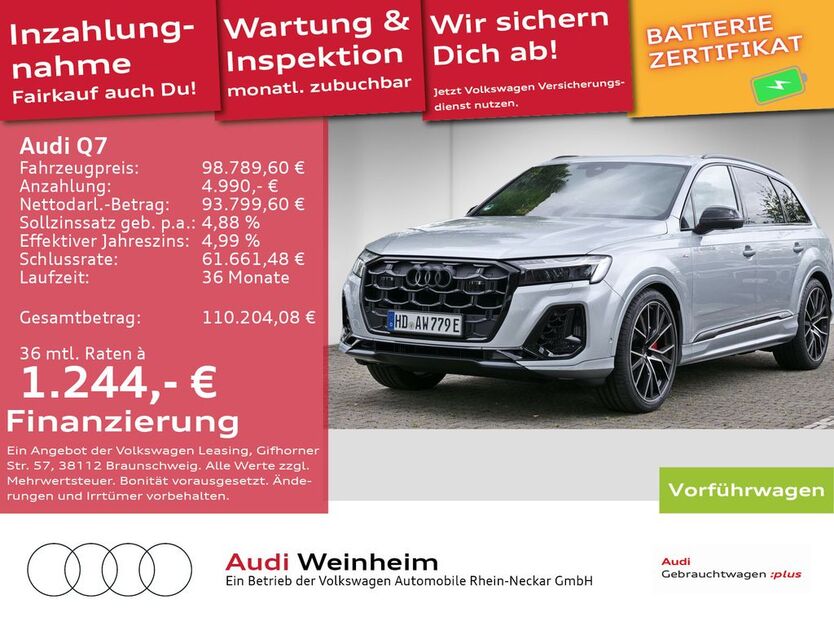 Audi Q7 11.900 km 89.990 € Weinheim 69469