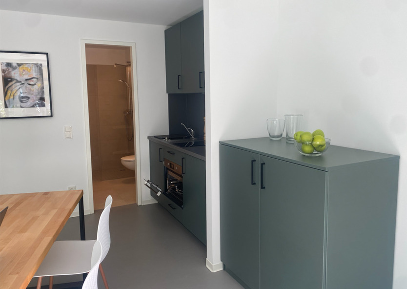 Zentrales+ möbliertes 1-Zimmer-Apartment: Ideal für Berufseinsteiger + Studierende| Suite Plus