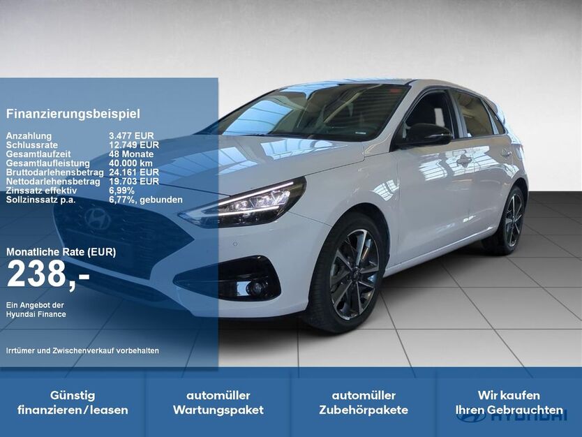 Hyundai i30 16.988 km 23.180 € Coburg 96450