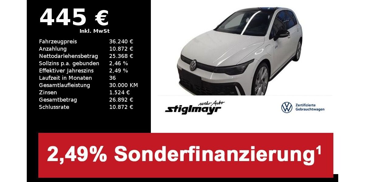 VW Golf 17.411 km 36.240 &euro; Pfaffenhofen/Ilm 85276