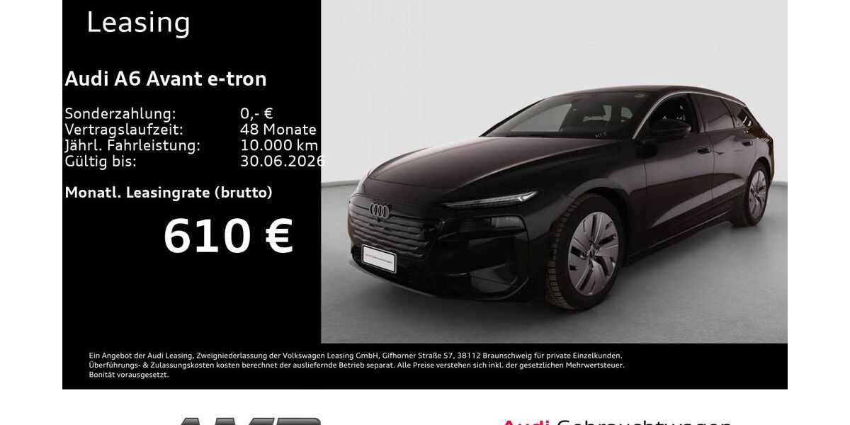 Audi A6 e-tron 14.390 km 57.980 &euro; Borna 04552