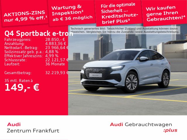 Audi Q4 e-tron 63.113 km 28.850 € Frankfurt am Main 60326