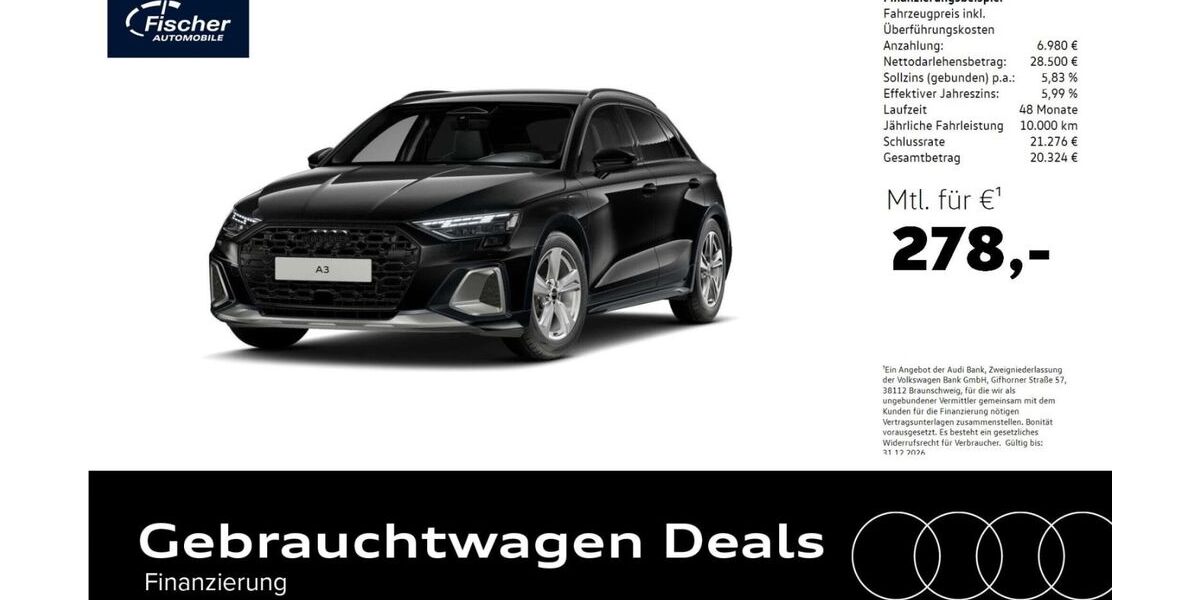 Audi A3 13.671 km 34.780 &euro; Neumarkt 92318