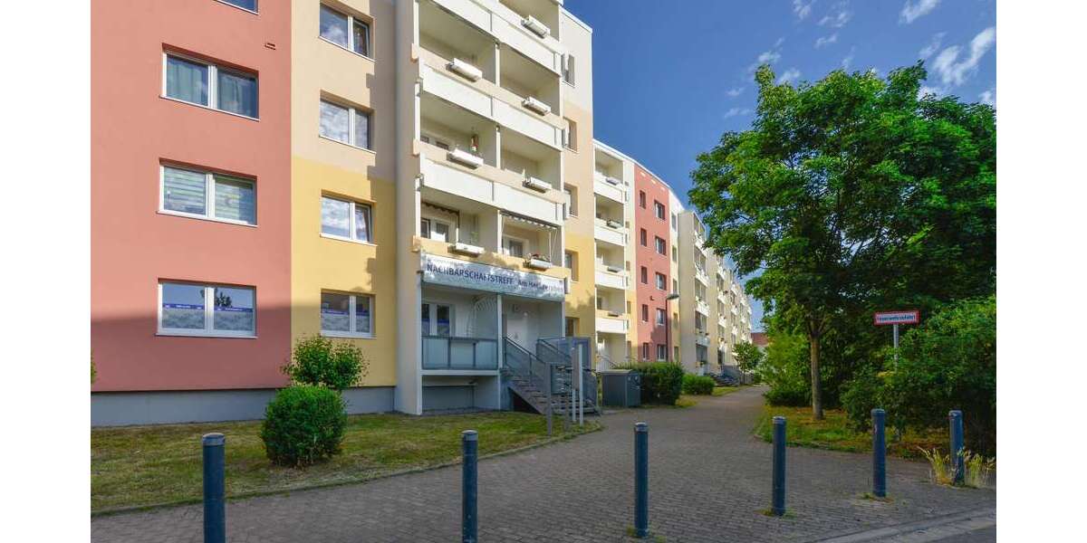 Etagenwohnung Halle Heide-Nord/Blumenau - 2 Zimmer, 57 m&sup2;, 405&euro; | Angebot:25718579