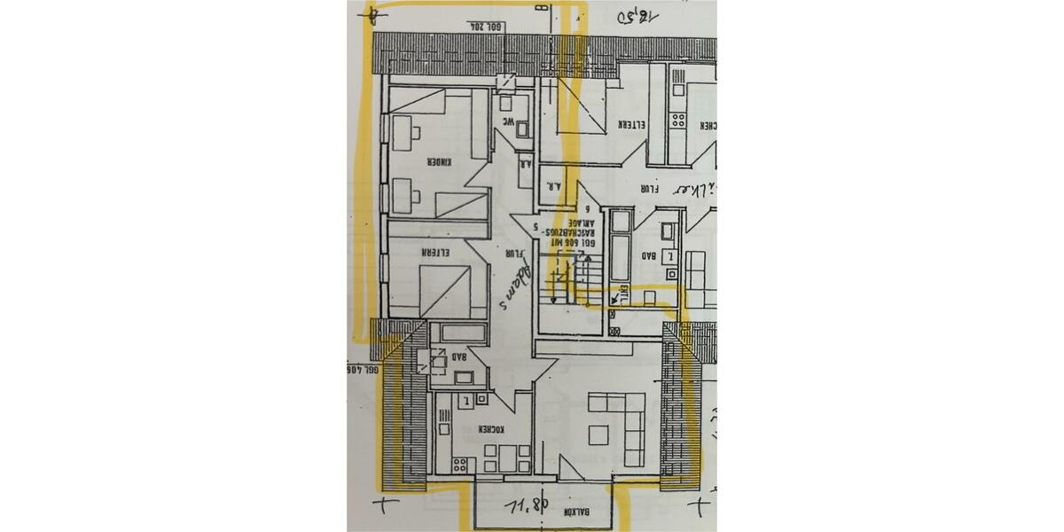 Etagenwohnung Steinheim - 4 Zimmer, 74 m&sup2;, 500&euro; | Angebot:26284307