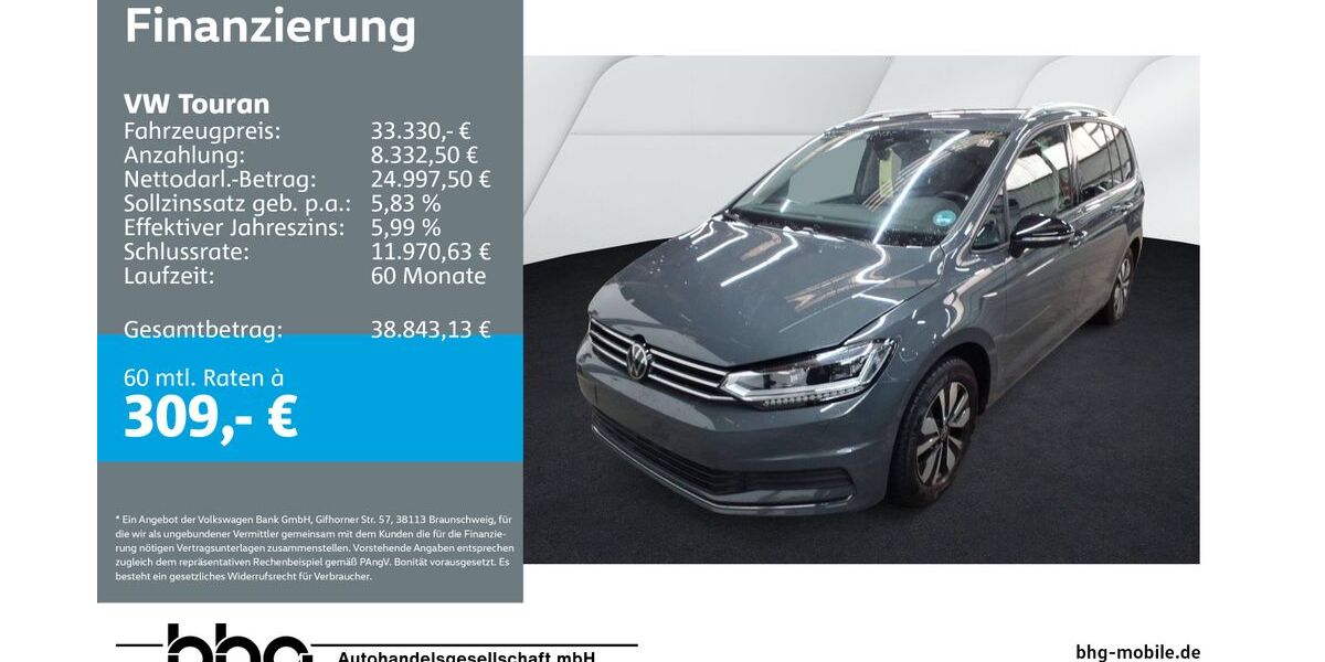 VW Touran 22.423 km 33.330 &euro; Balingen 72336