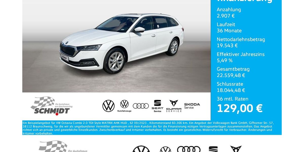 Skoda Octavia 60.366 km 21.975 &euro; Bernsdorf 09337