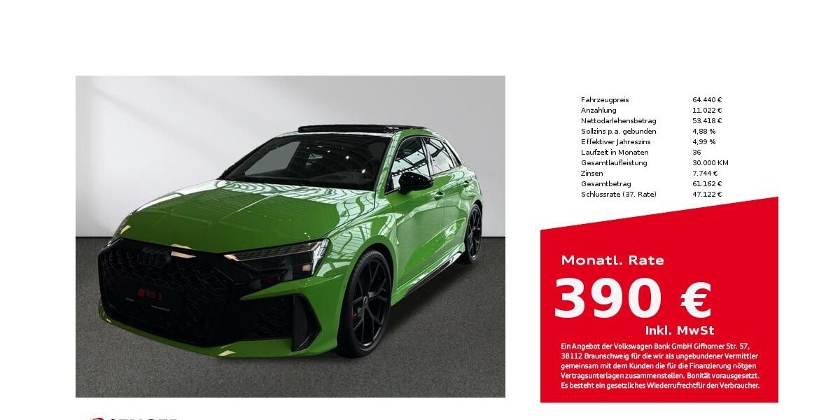 Audi RS3 7.150 km 64.440 &euro; Münster 48153