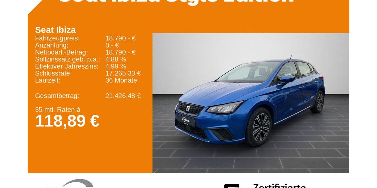 Seat Ibiza 22.632 km 20.200 &euro; Heidelberg 69123
