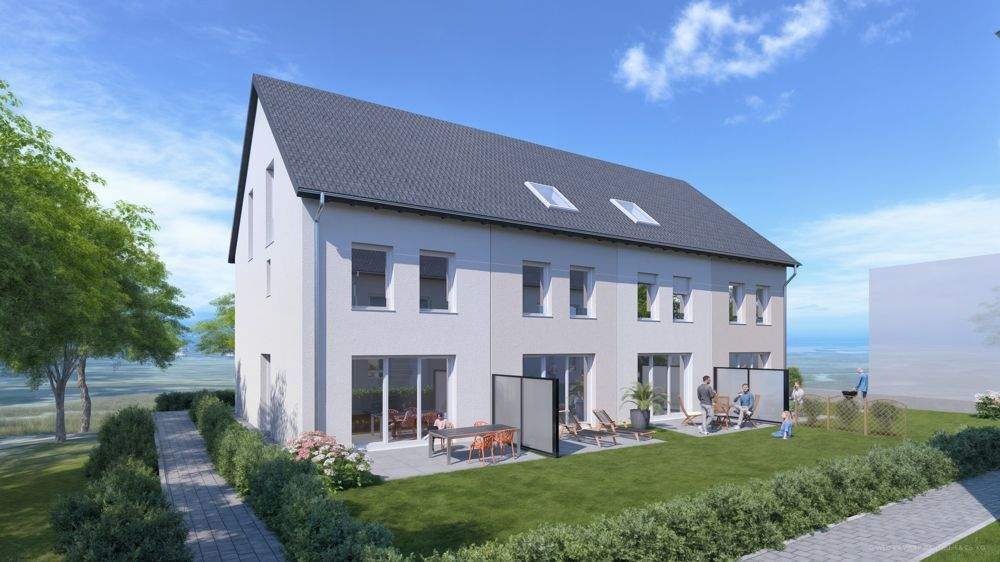 Modernes Reihenendhaus mit 136 m² Wohnfläche im KfW-55 Standard jetzt NEU mit KfW-55-Förderung 5 zimmer
