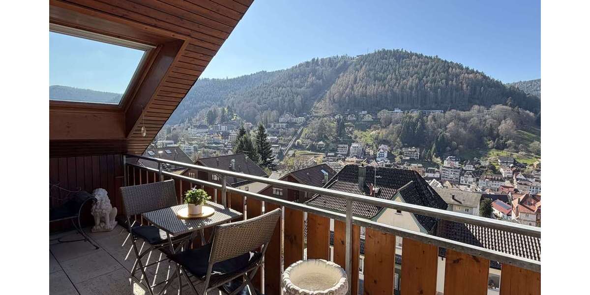 Etagenwohnung Bad Wildbad - 2 Zimmer, 55 m&sup2;, 185.000&euro; | Angebot:26227174