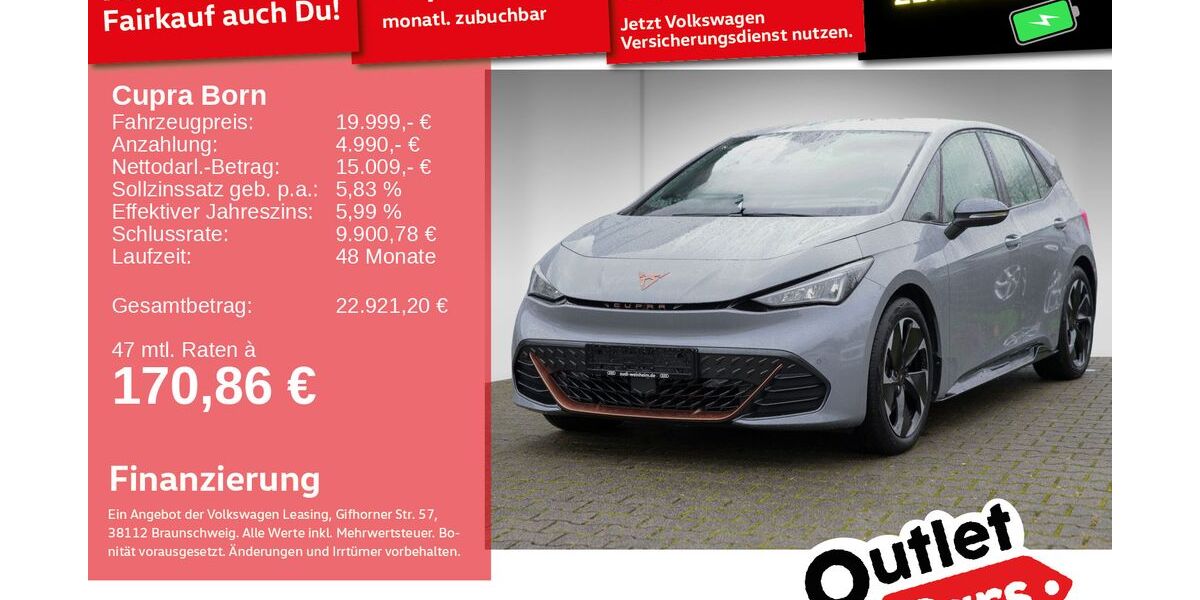 Cupra Born 53.328 km 19.799 &euro; Weinheim 69469