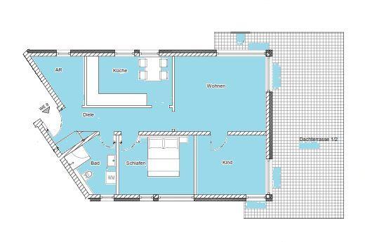 Dachgeschoßwohnung Oranienburg - 3 Zimmer, 88 m&sup2;, 1.496&euro; | Angebot:23297890