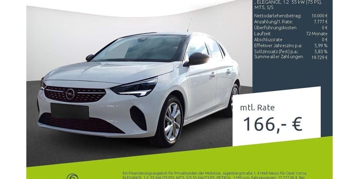 Opel Corsa 8.689 km 17.777 &euro; Stuhr 28816