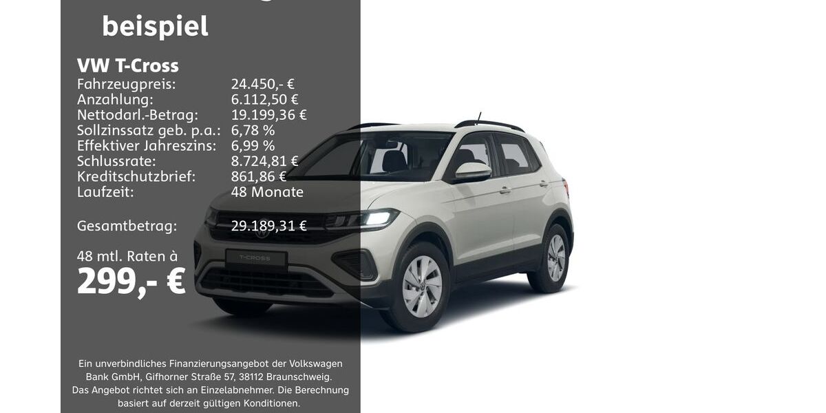 VW T-Cross 17.244 km 24.450 &euro; Groß-Umstadt 64823