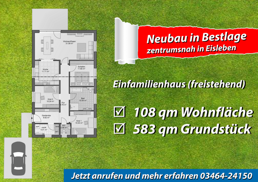 Haus zum Kaufen in Eisleben 293.000 € 108 m²