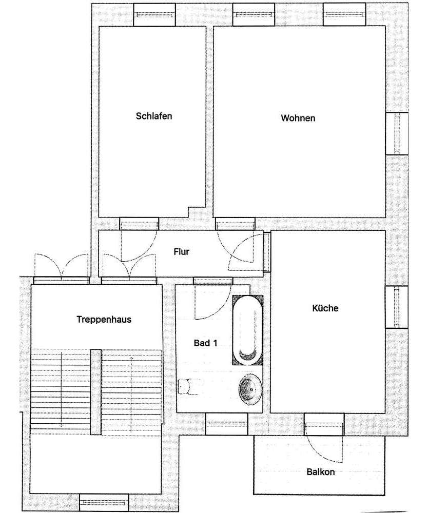 Wohnung zum Mieten in Meißen 390 € 61.01 m²