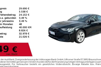 Audi A3 29.355 km 29.490 &euro; Dessau-Roßlau 06844