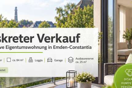 Wohnung Emden Rysumer Landstraße - 3 Zimmer, 84 m&sup2;, 215.000&euro; | Angebot:27339525