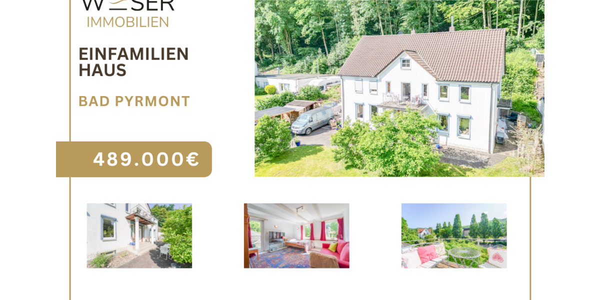 Einfamilienhaus Bad Pyrmont - 6 Zimmer, 220 m&sup2;, 444.000&euro; | Angebot:26316670