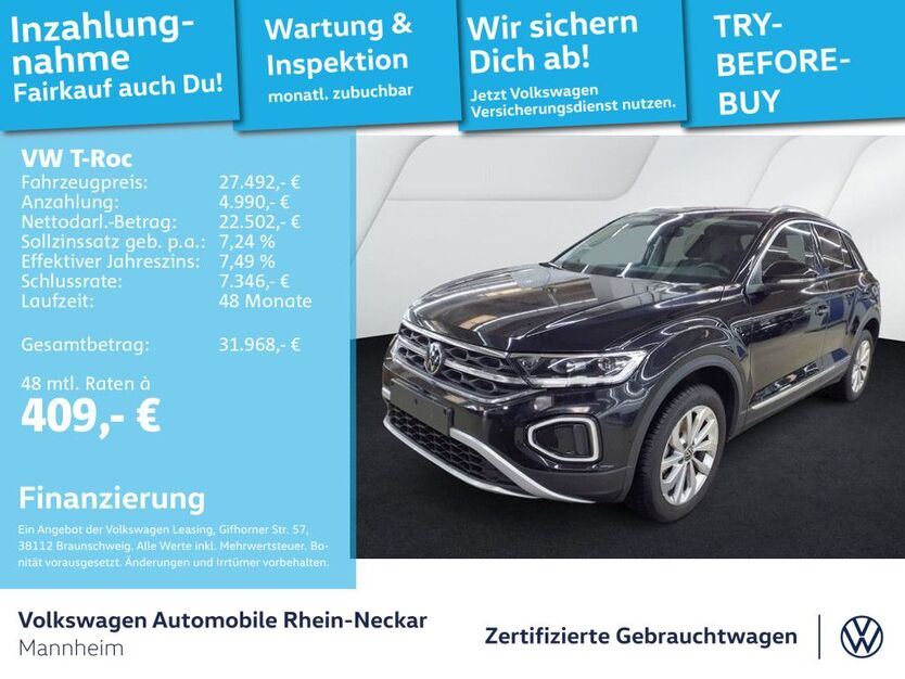 VW T-Roc 26.257 km 26.499 € Mannheim 68309