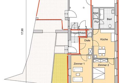 Wohnung, Miete 3 zimmer