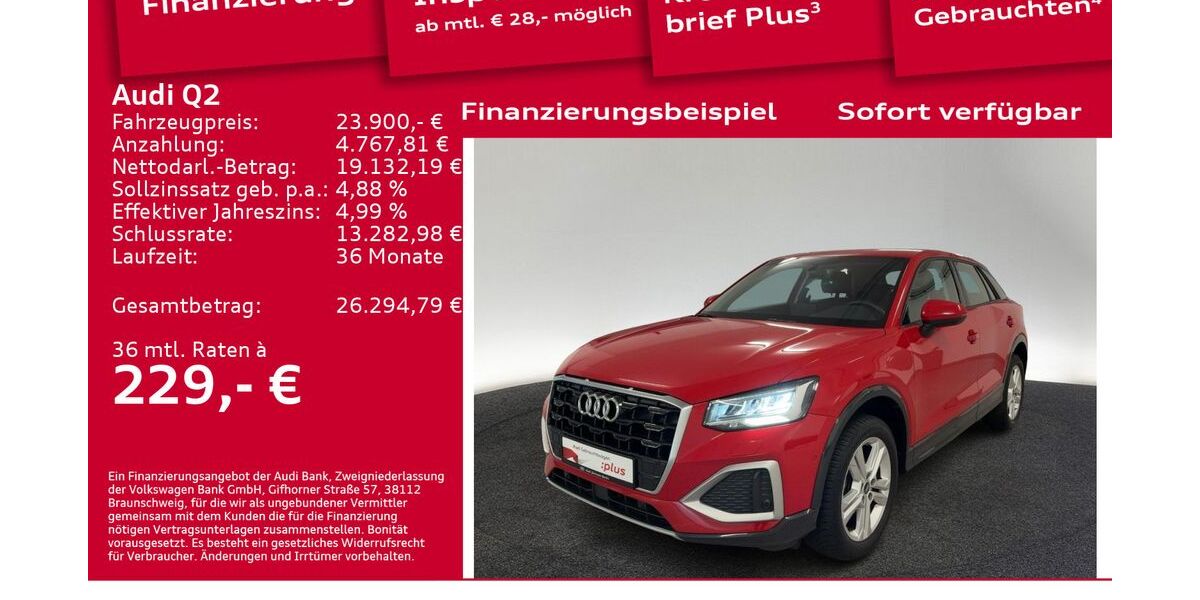 Audi Q2 27.400 km 23.900 &euro; Berlin 12489