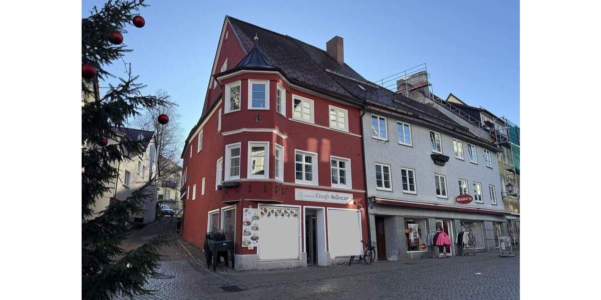 Wohn- und Geschäftshaus in 1A-Lage in der Fußgängerzone von Isny im Allgäu 1 zimmer