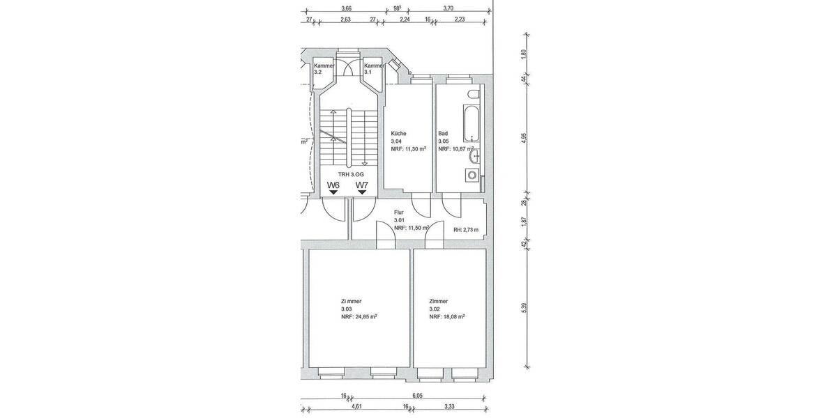 Etagenwohnung Görlitz Innenstadt - 2 Zimmer, 76 m&sup2;, 79.000&euro; | Angebot:26886551