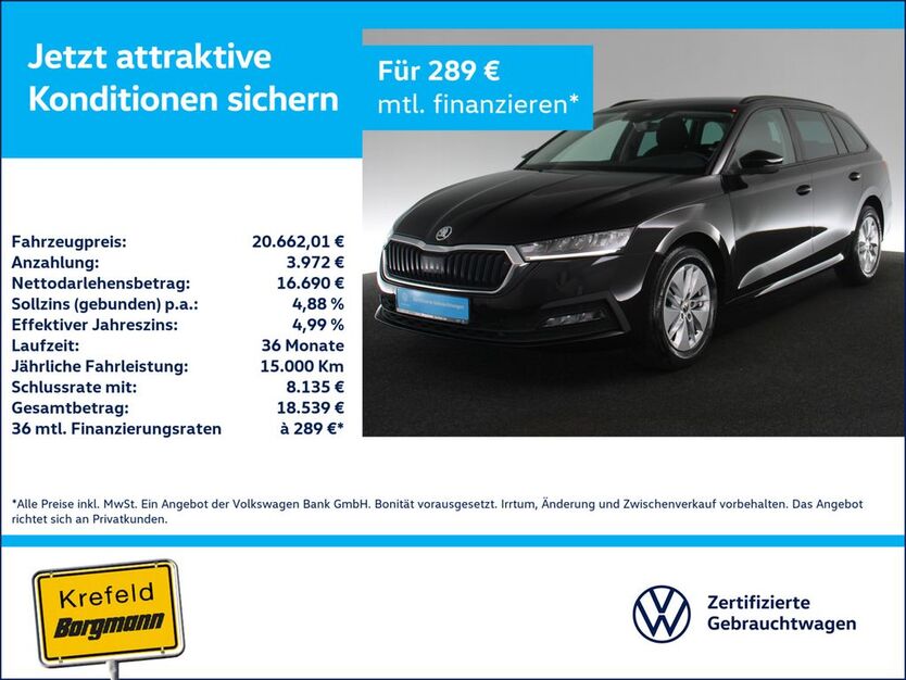 Skoda Octavia 100.195 km 20.662 € Krefeld 47803