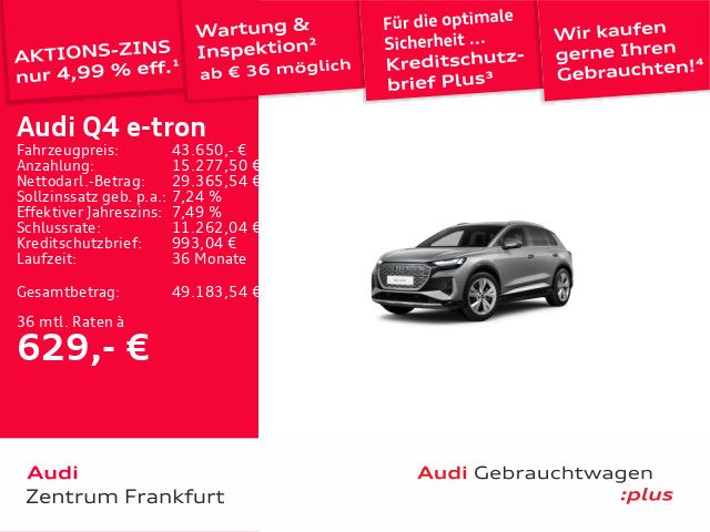 Audi Q4 e-tron 48.881 km 43.650 &euro; Frankfurt am Main 60326