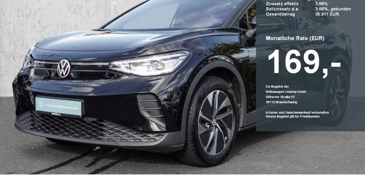 VW ID.4 14.993 km 33.190 € Düsseldorf 40474