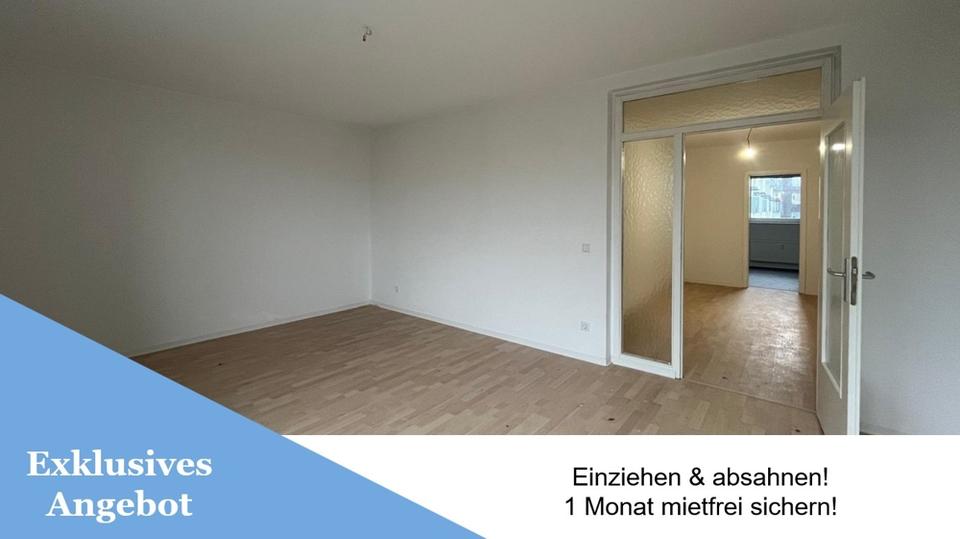 Jetzt einen Monat mietfrei sichern! 3 Zimmer Wohnung mit Balkon 3 zimmer