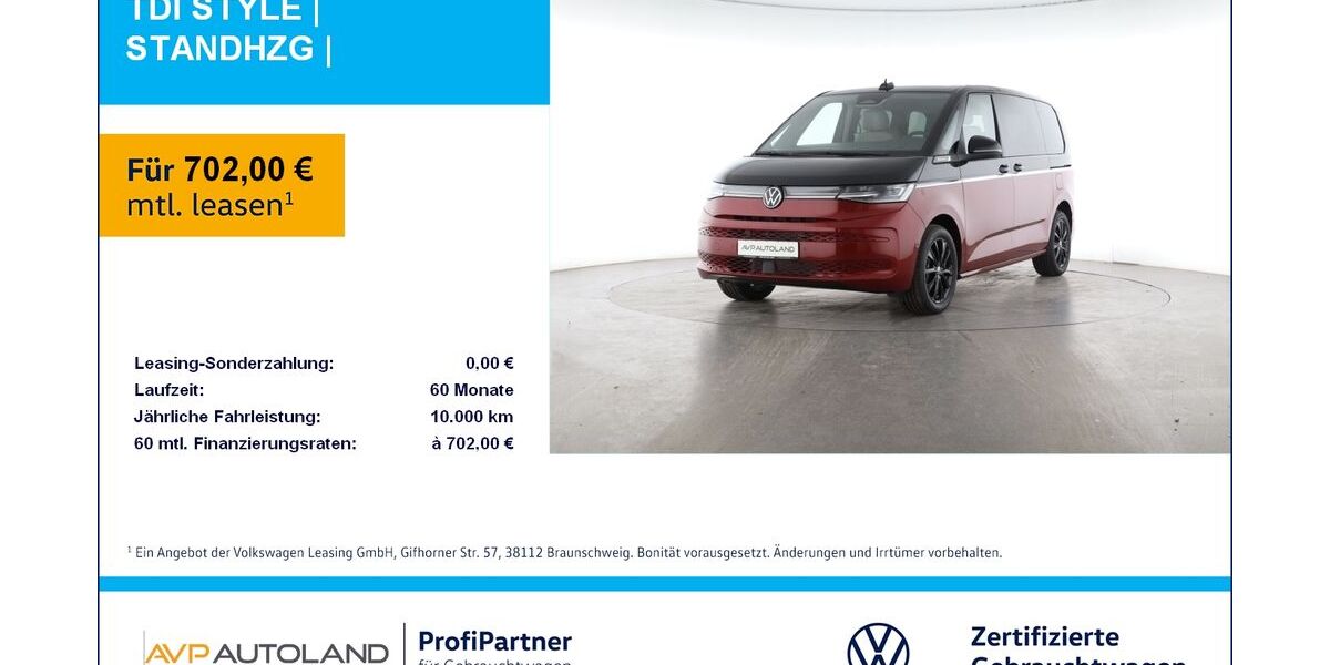 VW T7 Multivan 17.900 km 58.570 &euro; Plattling 94447