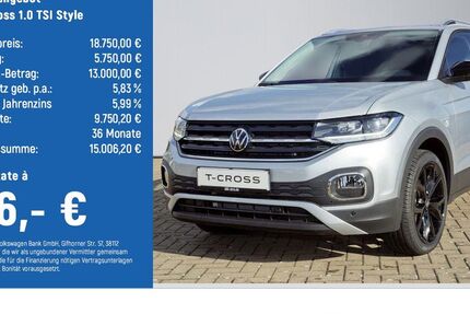 VW T-Cross 9.300 km 17.550 &euro; Braunschweig 38108