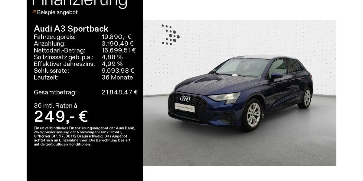 Audi A3 133.621 km 19.890 &euro; Heidenheim an der Brenz 89520