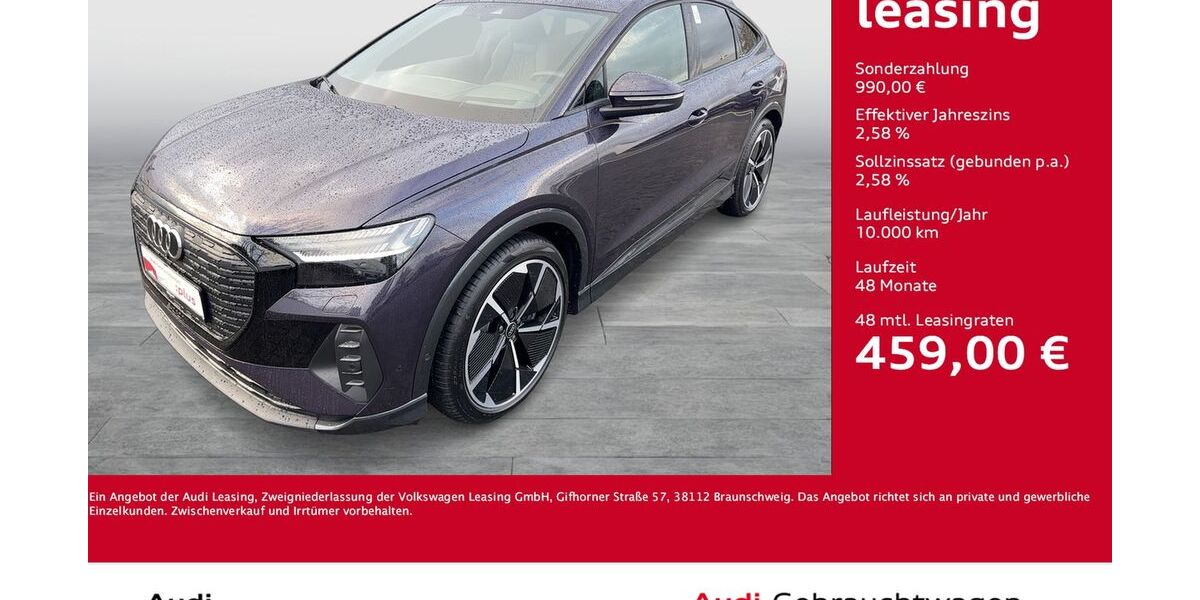 Audi Q4 e-tron 3.220 km 49.998 &euro; Dortmund 44143