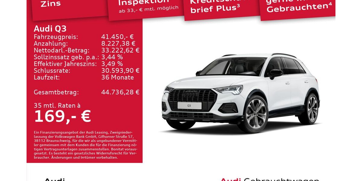 Audi Q3 7.128 km 40.890 &euro; Dresden 01067