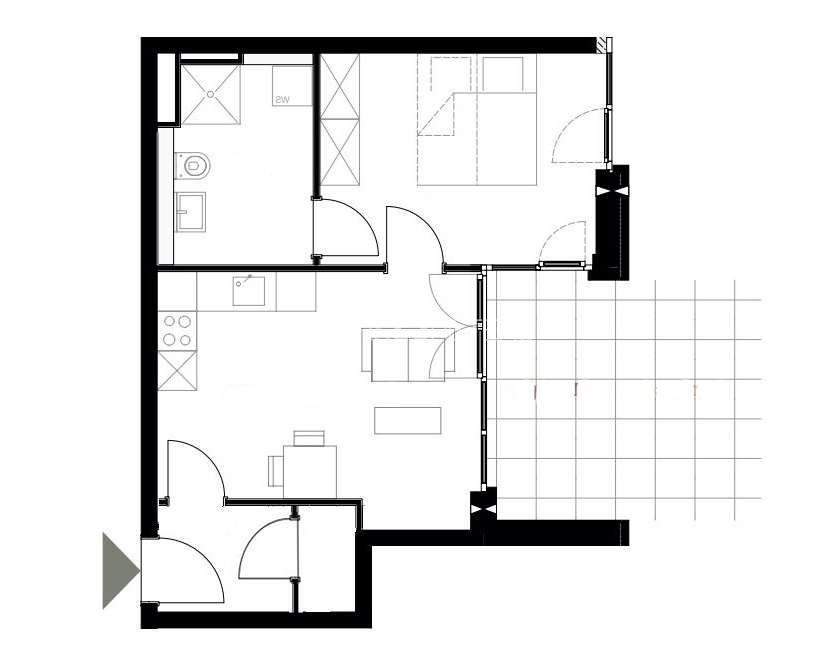 + Alleskönner mit Terrasse + 2 zimmer