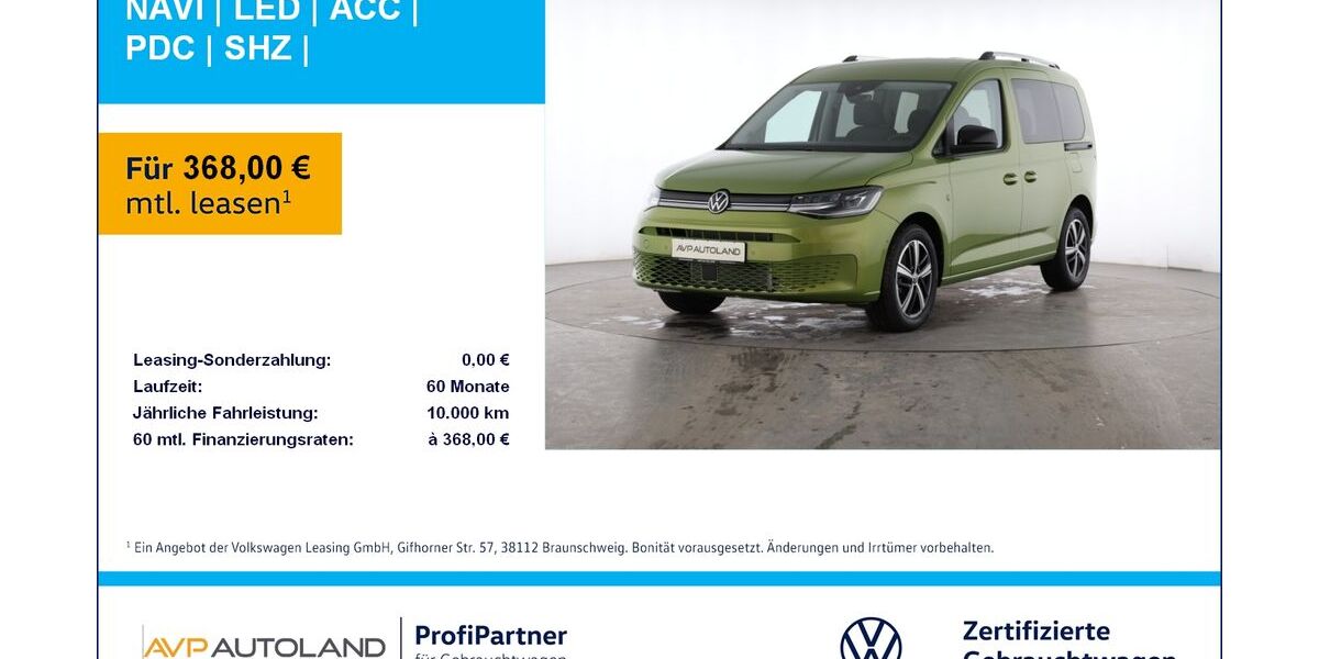 VW Caddy 2.000 km 36.490 &euro; Plattling 94447