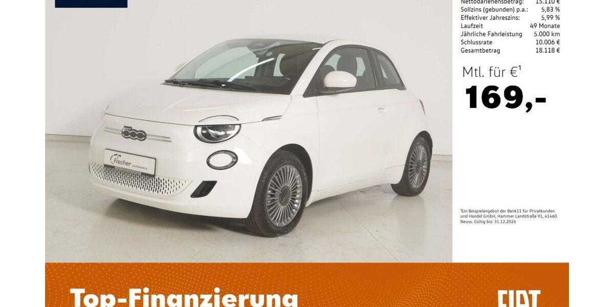 Fiat 500e 6.295 km 15.980 &euro; Pilsach 92367