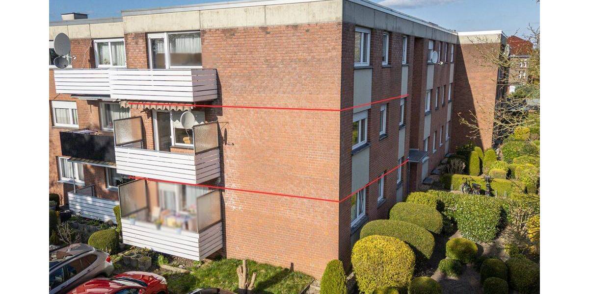Etagenwohnung Meppen Esterfeld - 3 Zimmer, 72 m&sup2;, 139.000&euro; | Angebot:26204450