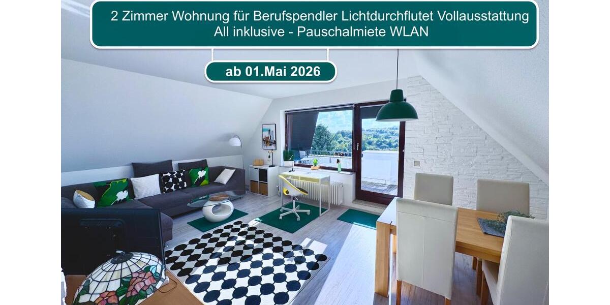 Dachgeschoßwohnung Bad Soden am Taunus - 2 Zimmer, 51 m&sup2;, 774&euro; | Angebot:26162641