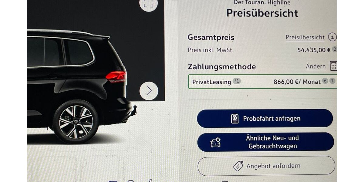 VW Touran 16.400 km 33.990 &euro; Battenberg 67271