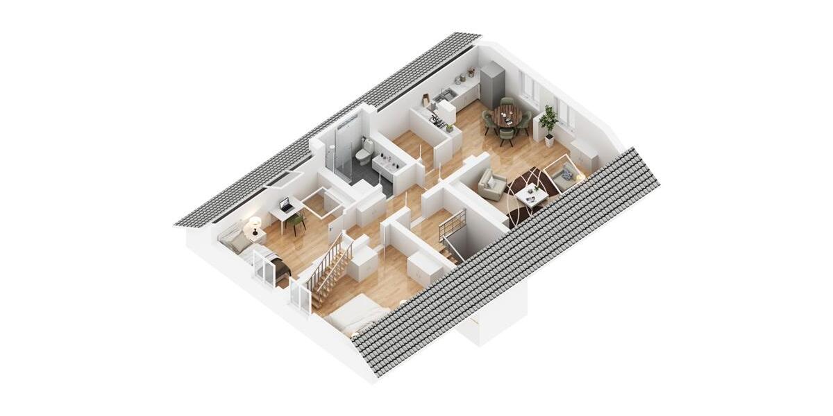 Maisonettenwohnung Vilsbiburg - 4 Zimmer, 82 m&sup2;, 1.120&euro; | Angebot:26168679